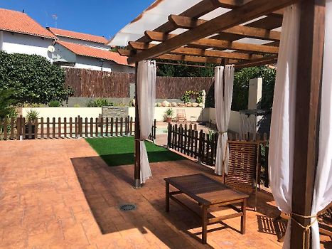 Patio and pool area 